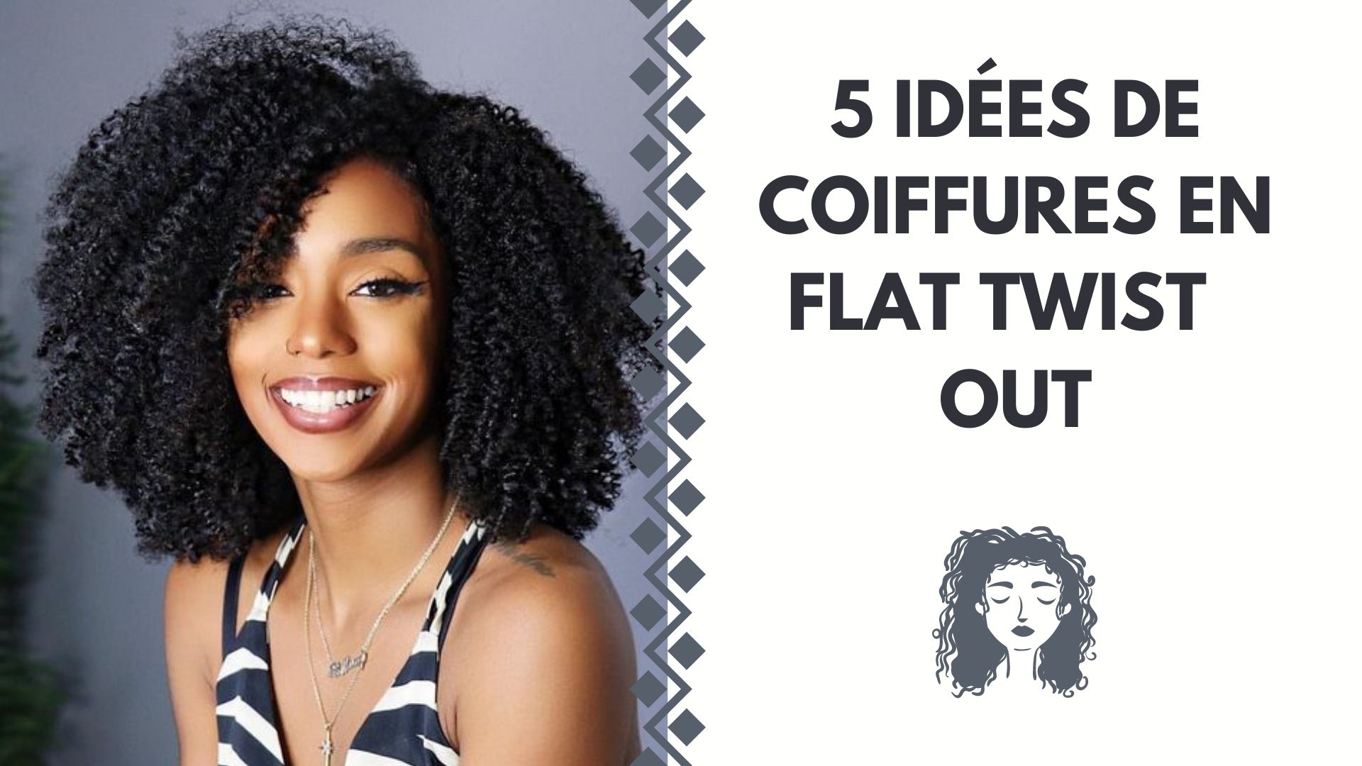 5 IDÉES DE COIFFURES EN FLAT TWIST OUT