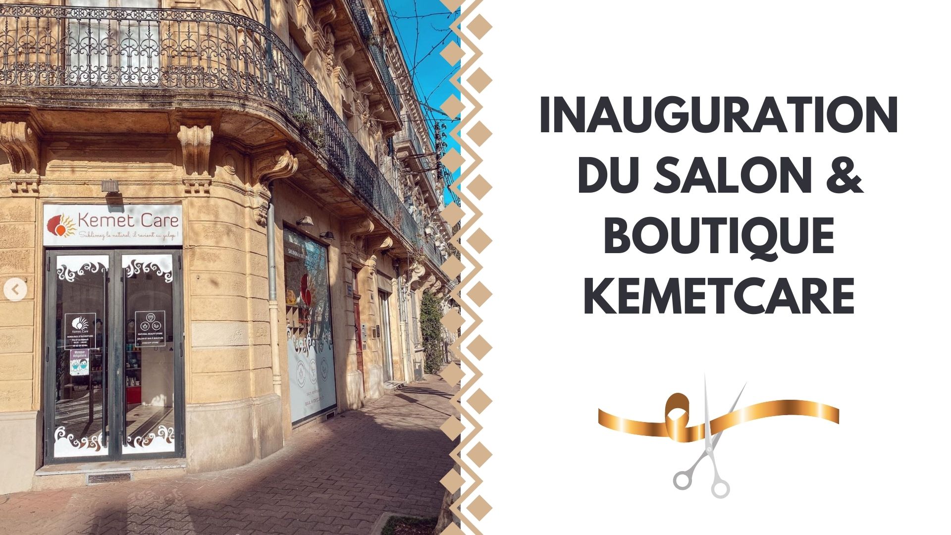 INAUGURATION DU SALON & BOUTIQUE KEMET CARE