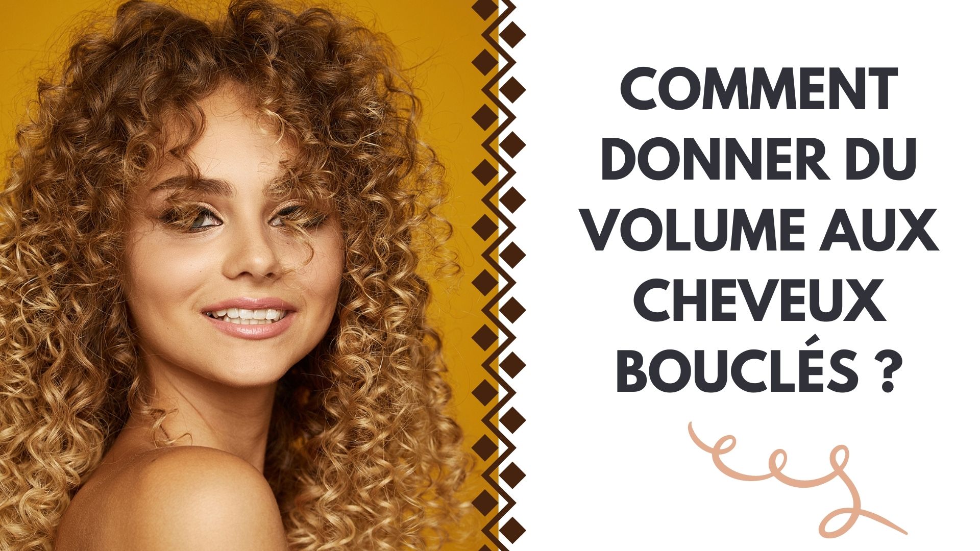 Comment sécher les cheveux bouclés avec un diffuseur pour plus de